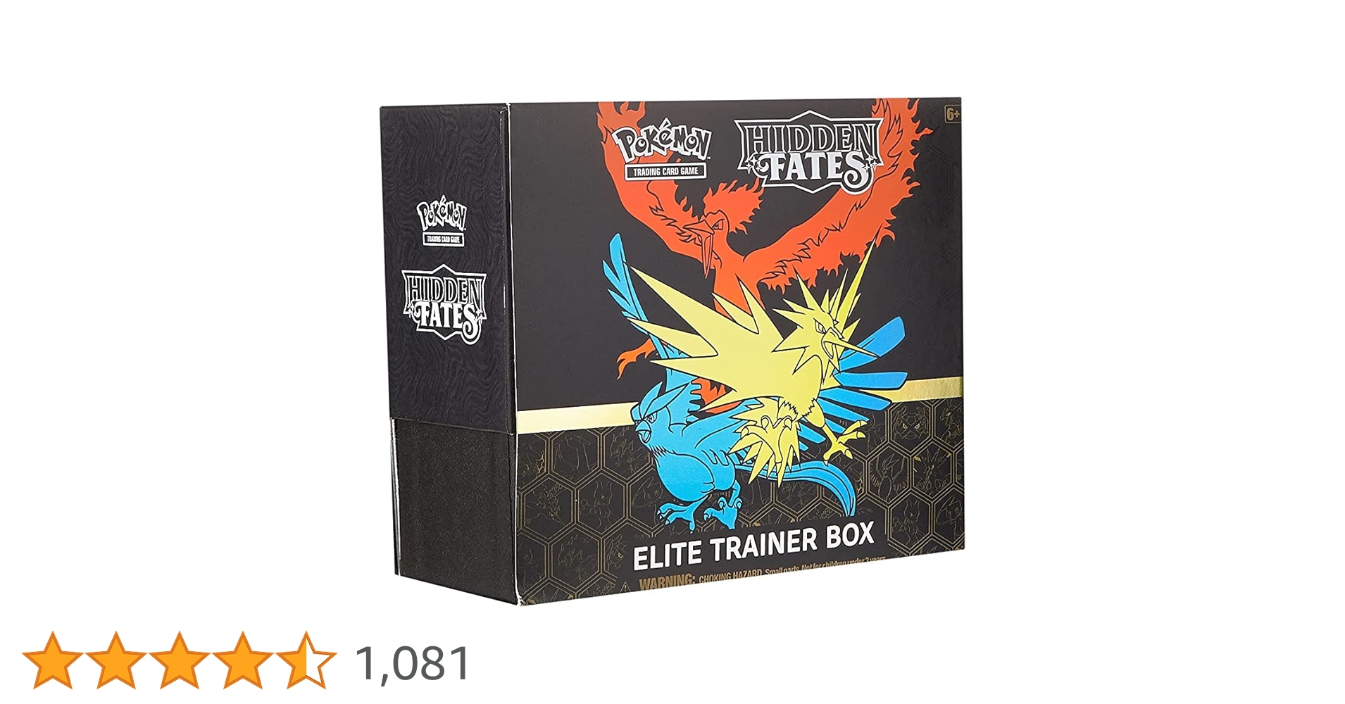 ポケモンカード　英語版　BOX HIDDEN FATES Pokémon TCG: Hidden Fates Elite Trainer Box (145 Cards) for